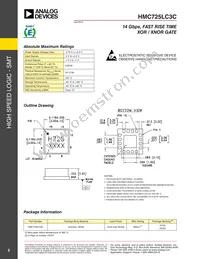 HMC725LC3C Datasheet Page 5