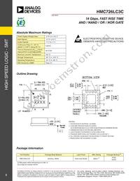 HMC726LC3C Datasheet Page 5
