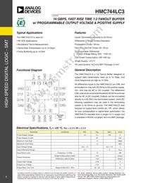 HMC744LC3C Datasheet Cover