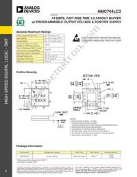 HMC744LC3C Datasheet Page 5