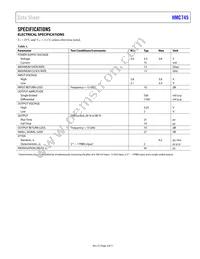 HMC745LC3TR Datasheet Page 3