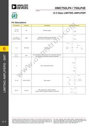 HMC750LP4E Datasheet Page 7