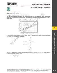 HMC750LP4E Datasheet Page 10