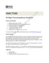 HMC7590-SX Datasheet Cover