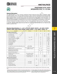 HMC764LP6CETR Datasheet Page 2