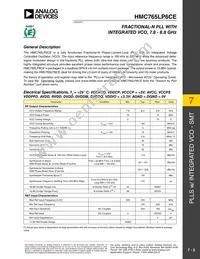 HMC765LP6CETR Datasheet Page 2