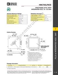 HMC765LP6CETR Datasheet Page 12