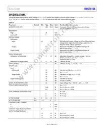 HMC7810ALC3TR Datasheet Page 3