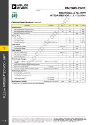 HMC783LP6CETR Datasheet Page 3