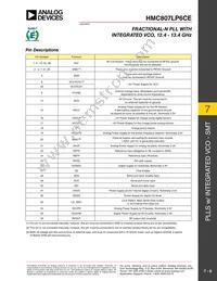 HMC807LP6CETR Datasheet Page 6