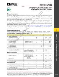 HMC824LP6CETR Datasheet Page 2