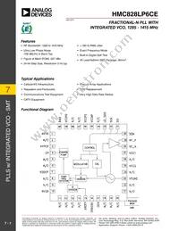 HMC828LP6CETR Datasheet Cover