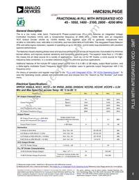 HMC829LP6GETR Datasheet Page 2