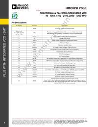 HMC829LP6GETR Datasheet Page 9