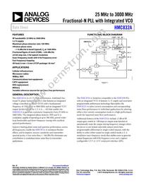 HMC832ALP6GETR Datasheet Cover