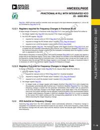 HMC833LP6GE Datasheet Page 18