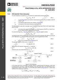 HMC833LP6GE Datasheet Page 19