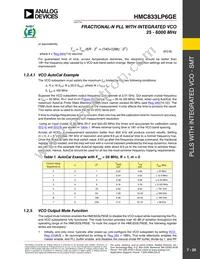 HMC833LP6GE Datasheet Page 20