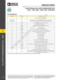 HMC837LP6CETR Datasheet Page 9