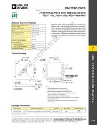 HMC837LP6CETR Datasheet Page 10
