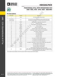 HMC839LP6CETR Datasheet Page 7