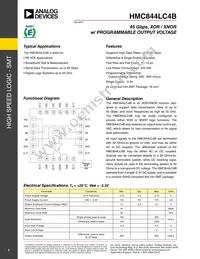 HMC844LC4B Datasheet Cover