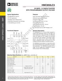 HMC850LC3TR-R5 Datasheet Cover