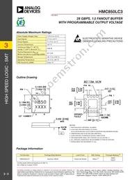 HMC850LC3TR-R5 Datasheet Page 5