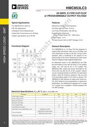 HMC853LC3CTR Datasheet Cover