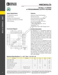 HMC855LC5 Datasheet Cover