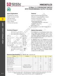 HMC857LC5 Datasheet Cover