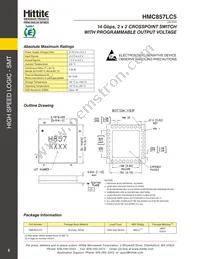 HMC857LC5TR-R5 Datasheet Page 5