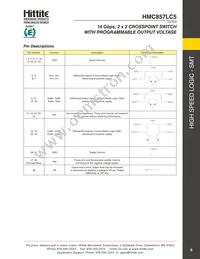 HMC857LC5TR-R5 Datasheet Page 6