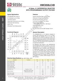 HMC858LC4BTR-R5 Datasheet Cover