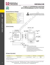 HMC858LC4BTR-R5 Datasheet Page 5