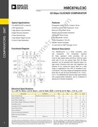 HMC874LC3C Datasheet Cover