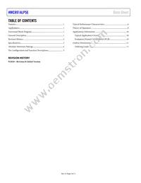 HMC891ALP5ETR Datasheet Page 2