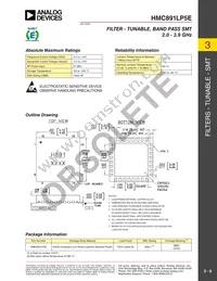 HMC891LP5E Datasheet Page 6