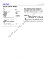 HMC892ALP5ETR Datasheet Page 4