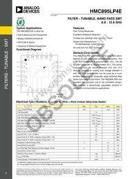HMC895LP4ETR Datasheet Cover