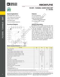 HMC897LP4E Datasheet Cover