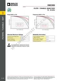 HMC899LP4ETR Datasheet Page 5