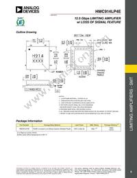 HMC914LP4ETR Datasheet Page 6