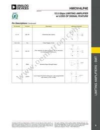 HMC914LP4ETR Datasheet Page 8