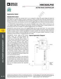 HMC920LP5E Datasheet Page 15