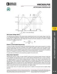 HMC920LP5E Datasheet Page 20