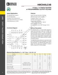 HMC940LC4BTR Datasheet Cover