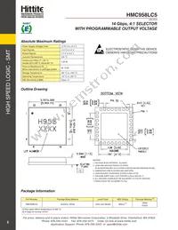 HMC958LC5TR-R5 Datasheet Page 5