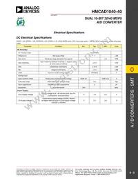 HMCAD1040-40 Datasheet Page 2