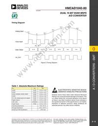 HMCAD1040-80 Datasheet Page 6